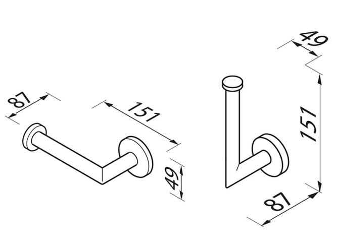 Держатель туалетной бумаги GEESA NEMOX 916509-07