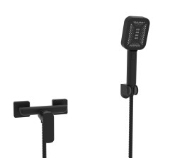 073561-C Смеситель од. для душа (ЧЕРНЫЙ) ViEiR (10/1шт)