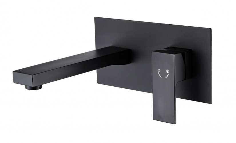 393513-C Встроенный смес для рак. (ЧЕРНЫЙ) ViEiR  (10/1шт)