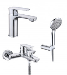 073571 Душевой набор (2в1 ван.кор.+рак.) для ванны  ViEiR (8/1шт)