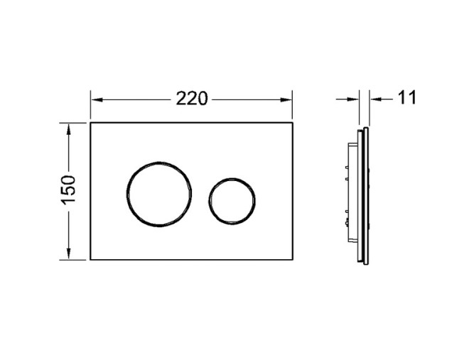 Кнопка смыва TECE Teceloop 9240657