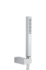 Emmevi, набор ручного душа 166: шланг 150см. из латуни (C02706А), однорежимная лейка, цвет хром