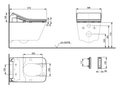 Сиденье - биде TOTO SX TCF896CG#NW1