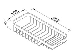Подвесная сетка-мыльница GEESA BASKET 91150