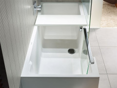 Ванна с углом DURAVIT SHOWER+BATH 700404000100000