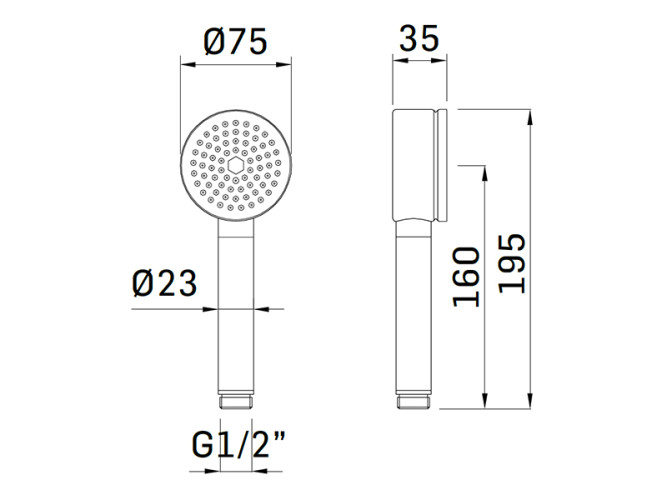 Ручной душ MAMOLI SHOWER PROGRAM 2140001
