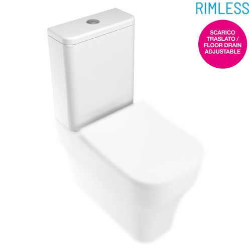 Olympia Synthesis Eco, бачок для моноблока, включая механизм смыва, цвет белый глянцевый