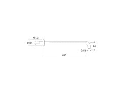 Держатель для душа CRISTINA SANDWICH PD41334P