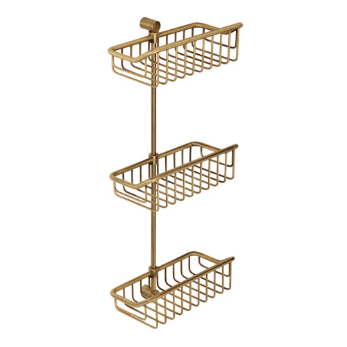 Решетка тройная L26xP15xH60 см., бронза Migliore COMPLEMENTI