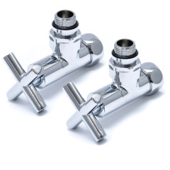 ВЕНТИЛЬ ЗАПОРНЫЙ УГЛОВОЙ КРЕСТ  3/4&quot; x 1/2&quot;  г/ш  ZZ-4704 (8200SCH0405/2С) бронзовый