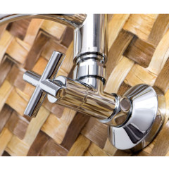 ВЕНТИЛЬ ЗАПОРНЫЙ УГЛОВОЙ КРЕСТ  3/4&quot; x 1/2&quot;  г/ш  ZZ-4704 (8200SCH0405/2С) бронзовый