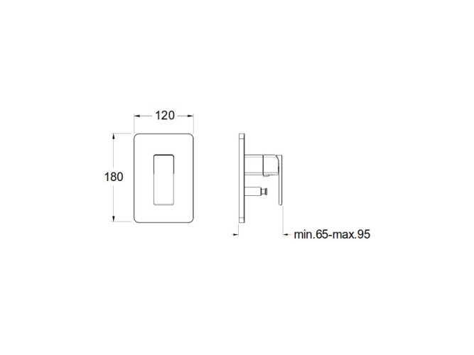Смеситель для душа CRISTINA QUADRI S QS68913