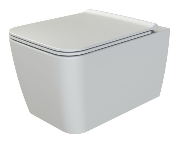 Zen подвесной унитаз с биде матовый белый