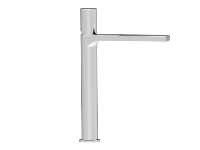 AQG Tube, высокий однорычажный смеситель для раковины без донного клапана, цвет хром