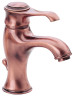 Emmevi Tiffany, однорычажный смеситель для раковины (излив 12 см), с донным клапаном, цвет медь