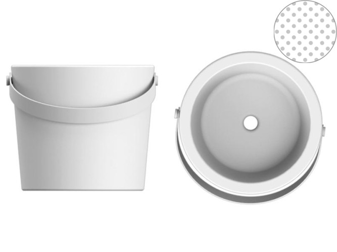 Раковина накладная Scarabeo BUCKET 8803BS/SENT