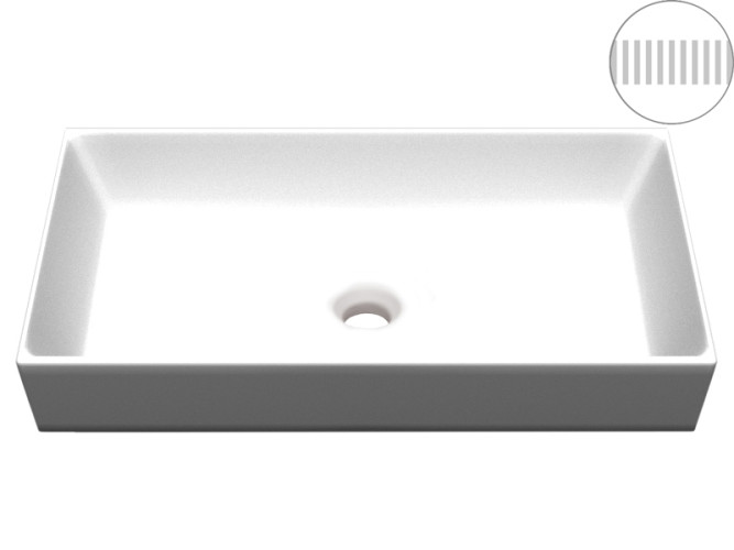 Раковина накладная Scarabeo TEOREMA 2.0 5102/RENT
