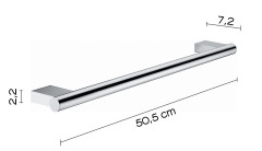 Gedy Canarie, полотенцедержатель, длина 50.5 см, цвет хром