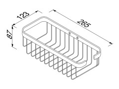 Подвесная сетка-мыльница GEESA BASKET 91140