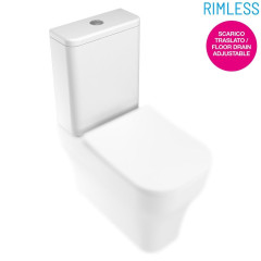 Olympia Synthesis Eco, бачок для моноблока, включая механизм смыва, цвет белый матовый