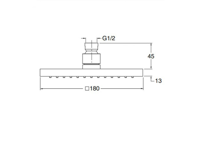 Верхний душ CRISTINA SANDWICH PD01652