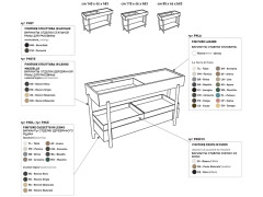 Консоль для раковины CIELO PLINIO PNST115 NM
