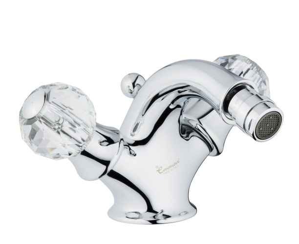 Смеситель Deco Cristall с донным клапаном для биде, цвет хром