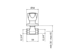 Вентиль MAMOLI ALFA-BETA 21220000B031