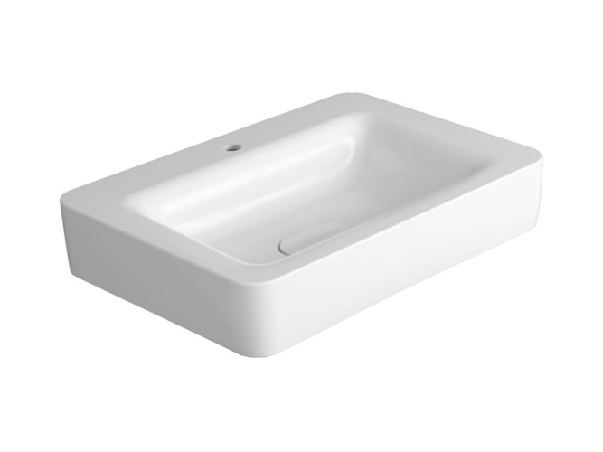 Раковина подвесная или накладная SIMAS HENGES HE 10 bia