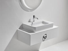 Раковина подвесная или накладная SIMAS HENGES HE 10 bia