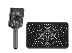 HT3022-3  Набор леек (троп.+ручная, ГРАФИТ) HANSEN (40/1шт)