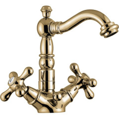 Emmevi Deco Old, смеситель 12615 с донным клапаном для раковины, цвет бронза