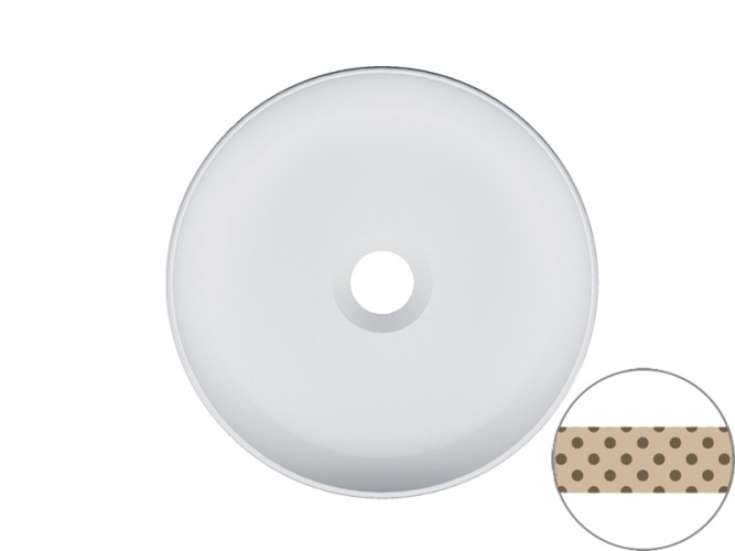 Раковина накладная Scarabeo GLAM 1808/FSM