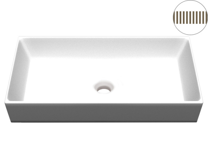 Раковина накладная Scarabeo TEOREMA 2.0 5102/REM