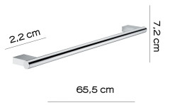 Gedy Canarie, полотенцедержатель, длина 65.5 см, цвет хром