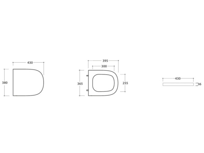 Сиденье из дюропласт GLOBO Stockholm LAR20BI
