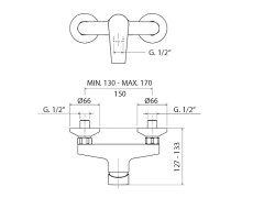Смеситель для душа MAMOLI LOGOS 37230000L021