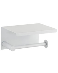 Держатель для туалетной бумаги с крышкой Uno Matt White