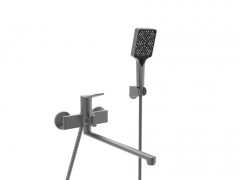 243542-G Смеситель од. для ванны дл. (ГРАФИТ) ViEiR (10/1шт)