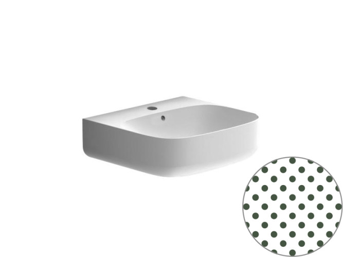 Раковина накладная/  подвесная Scarabeo MOON 5507/SEV