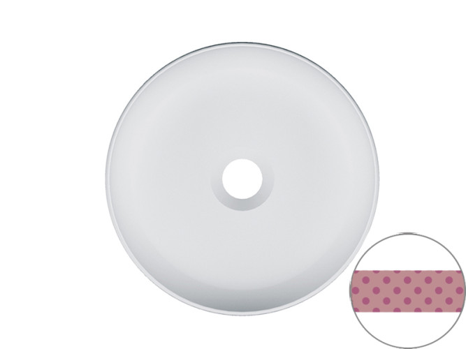 Раковина накладная Scarabeo GLAM 1808/FSR