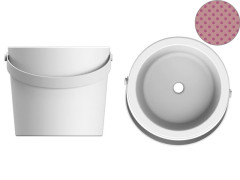 Раковина накладная Scarabeo BUCKET 8803BS/SER