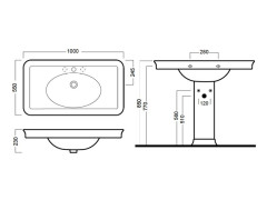 Раковина подвесная HATRIA DOLCEVITA Y0F001