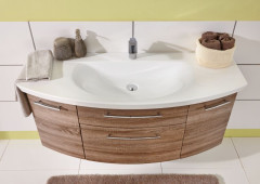 Puris Classic Line, тумба под раковину 1200 мм, цвет дуб трюфель