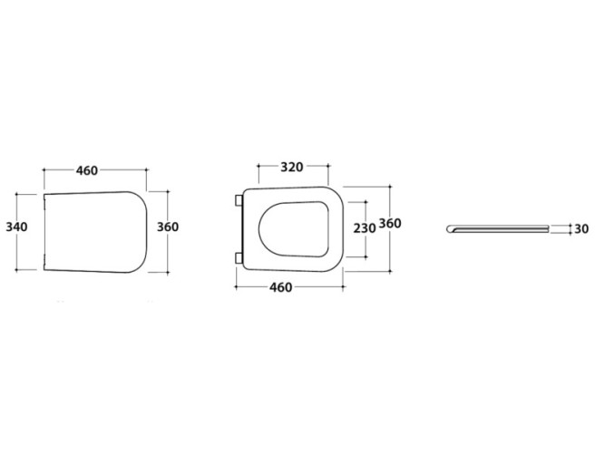 Сиденье из дюропласт GLOBO Stone ST020BI