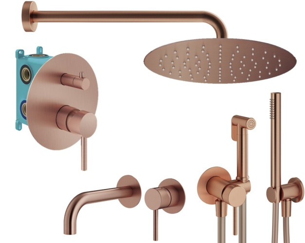 Комплект для душа Plumberia Selection IXO KITZXO18RS210