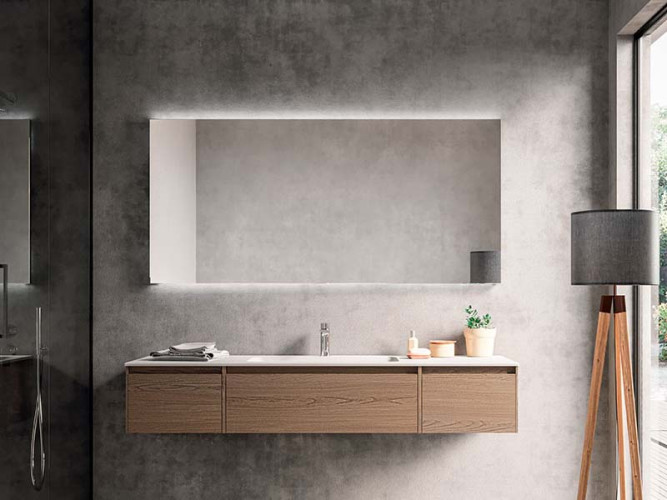 Зеркало с подсветкой BERLONI BAGNO Зеркала и светильники FQL 1700 L L