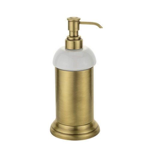 Дозатор жидкого мыла настольный, керамика/бронза Migliore Mirella