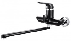 24041-C Смеситель одно. для ванны (ЧЕРНЫЙ) &quot;GANZER&quot;  (6/1шт)