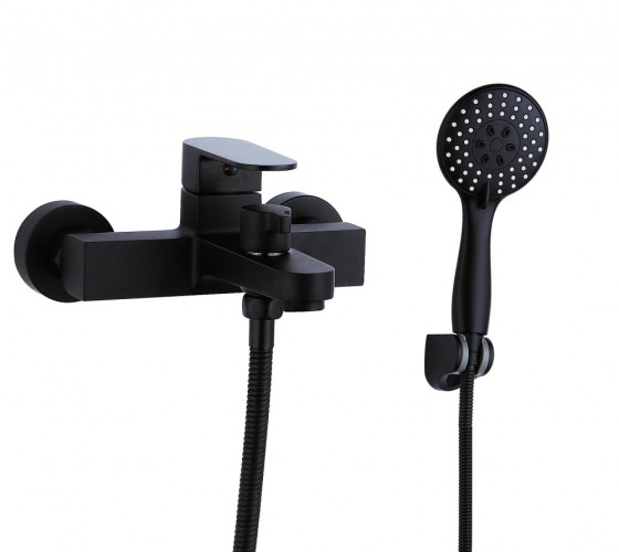 283531-C Смеситель од. для ванны кор. (ЧЕРНЫЙ) ViEiR (8/1шт)